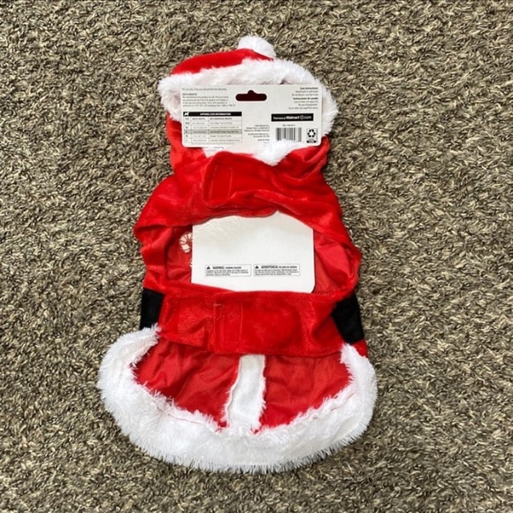 Red Santa Clause Dog Costume Size Small Dog Sweater - Picture 4 of 4